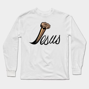 Jesus Graphic Long Sleeve T-Shirt